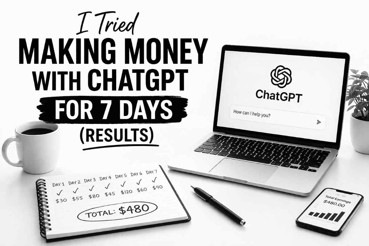 I Tried Making Money with ChatGPT for 7 Days (Results)