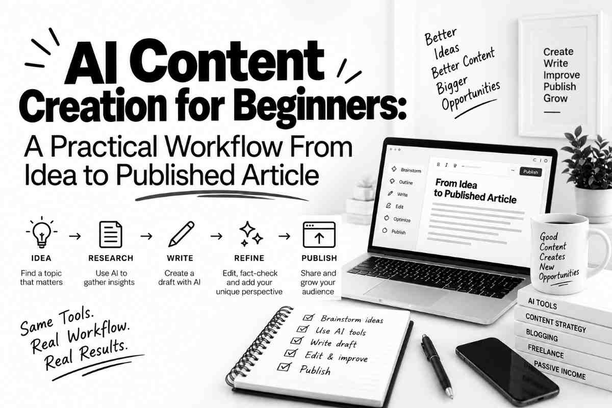 AI Content Creation for Beginners: A Practical Workflow