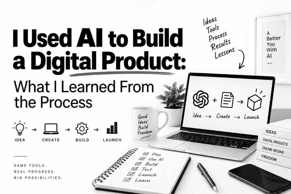 I Used AI to Build a Digital Product: What I Learned From the Process